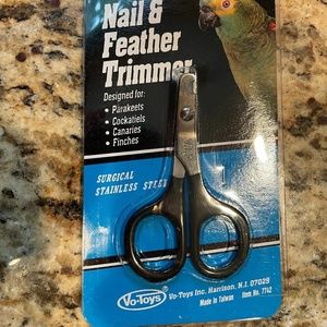 Steel Small Bird Nail Feather Clipper Trimmer Vo-Toys Votoys metal VIP